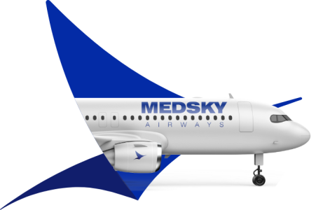 MedSky Airways aircraft illustration