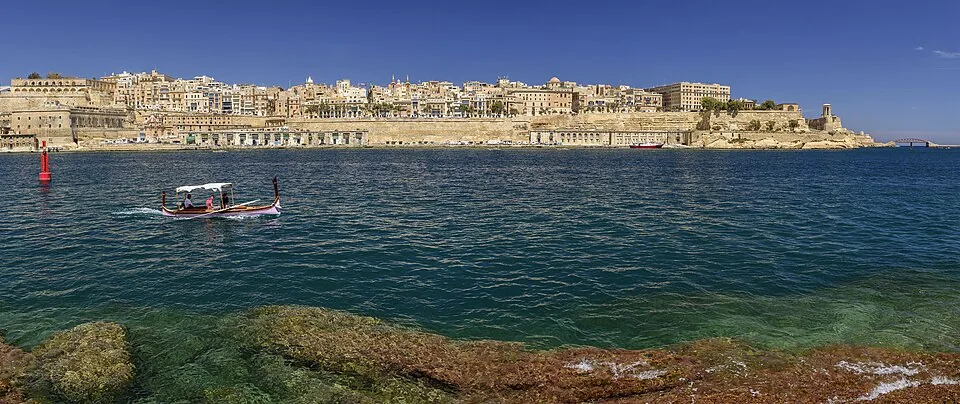 Valletta waterfront in Malta